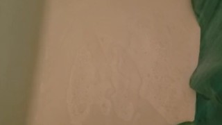Taking a little pee in the shower