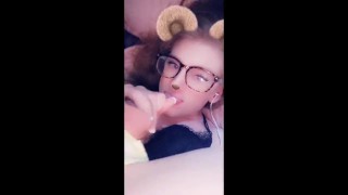 Super skinny Sissy trap Self facial full vid (3:45 Self Facial/Swallow