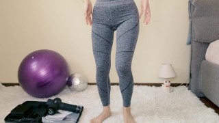 test fascial gun fascial小姐姐开箱评测网红健身按摩仪筋膜枪 污老师炎炎