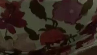 Big dildo tight pussy ride