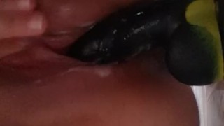 Squirto con il mio dildo