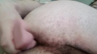 First time using my very first dildo, named him Jon.