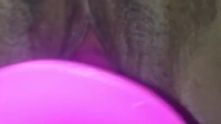 Woke up to a big dildo in my pussy and squirting