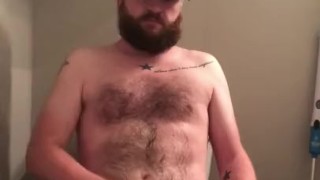 Beating off in my sons roommates bathroom