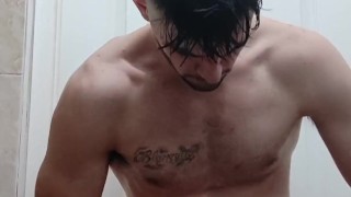 Hot Jocks explosive load makes him go crossed eyed Jack B Trippin