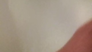 Jerking off in shower and eating my precum and cum