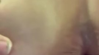 Sexy amateur using anal beads