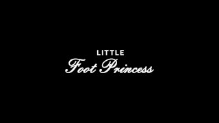 Wedge Foot Dangling With Red Toe Nails | Little Foot Princess