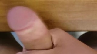 Masturbating Till I Cum All Over My Desk (Big Load)