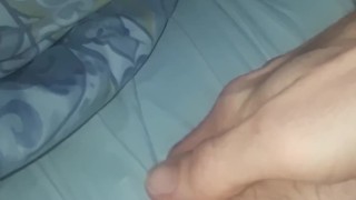 Playing when home alone nice cock