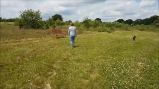 Public Park Bench Outdoor Fucking and blowjob