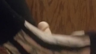 Queen frostbitten and a sock job tease