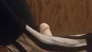 Queen frostbitten and a sock job tease