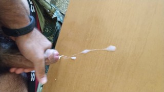 GREEK ARMY GUY JERKS OFF INSIDE THE OFFICE 2- ΧΎΝΩ ΜΈΣΑ ΣΤΟ ΓΡΑΦΕΊΟ 2