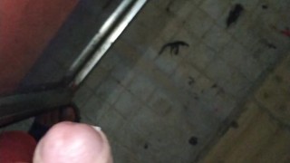 Greek guy jerks off in public (Glyfada)- Almost caught by police car passin