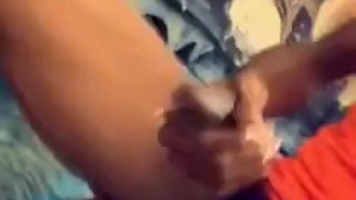 BBC cumshot in slow motion (listen when the nut hit the floor)