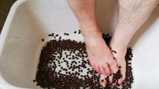Fun with coffee beans and water
