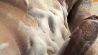 Big cock shower