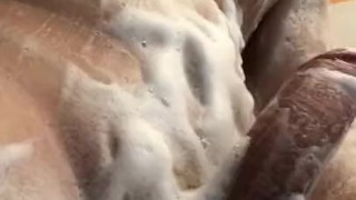 Big cock shower