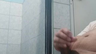 chub asian guy jerking off