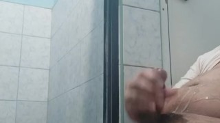 chub asian guy jerking off