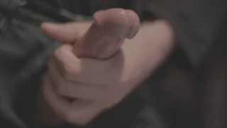 TENGA TOY HANDJOB AND CUMSHOT. MALE FLESHLIGHT TOY CLOSE UP slow motion