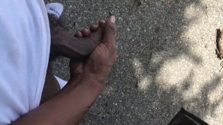 Playing outside the car