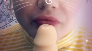 Snap chat POV blow job