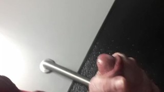 Bathroom quick cumshot