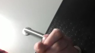 Bathroom quick cumshot