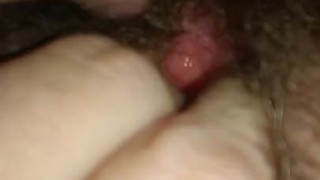 Wet pussy rubbing