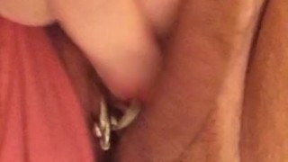 Playtime 2 - Pink Panties Rubbing Fingering Fun Pierced MILF Mature