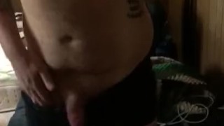 Me jerking off in mirror until I cum