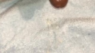 Massive cumshot in slow motion