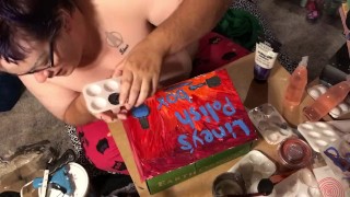 Boobs Ross — Box Painting pt 2 of 2 — julyathon 12