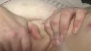 Creampie from Boss then he watches me make myself cum POV