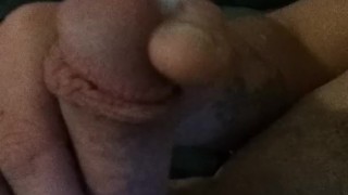 Cumshot beating my cock