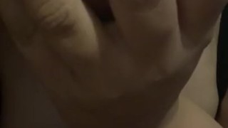 Sucking on my fingers like Daddy wants me to