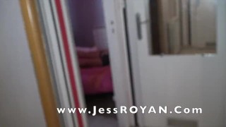 jess fucked bareback by UBER EATS deliver and breed hole