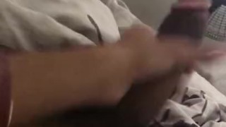 Playing with my big fat dick