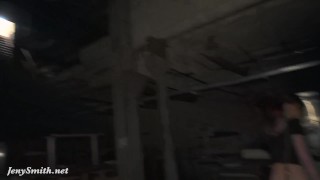 The Lair. Going naked in an abandoned factory! Erotic with horror