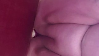 BBWFISTSLUT eggplant anal insertion