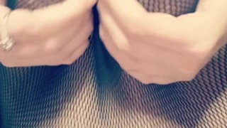 Daddy's Darlin' DaniHaze- Milky Fishnet Tits pt. 2
