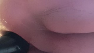 BBWFISTSLUT eggplant anal again