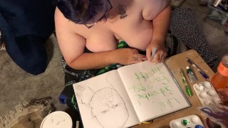 Boobs Ross — marvel speed sketch 1 — julyathon 15