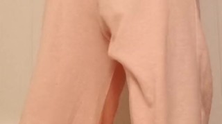 MILF Wets Self In Pink Sweatpants