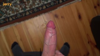 oops, my cum is all over the floor - Jerry Jerking 4K