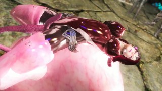 skyrim The estrus caught the latex Taimanin 2