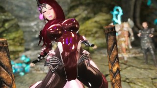 skyrim The estrus caught the latex Taimanin 2