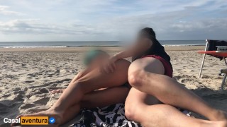 Risk public anal sex on beach People near! Real Amateur Casalaventura